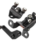 Door Roller Set, 3 Pcs, Compatible With Transit From 2000 To 2013, AC11 V268K35 Sliding Door Hardware shown in black metal