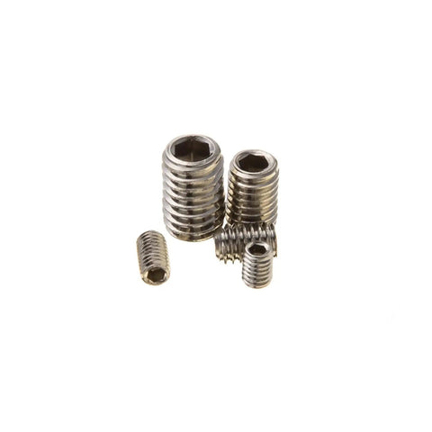 200 Pcs M3 M4 M5 M6 M8 304 Stainless Steel Grub Screws Hex Socket Set, Hex Head Assortment Kit For Machinery, Workshop DIY Projects, And Heavy Duty Fastening, assorted sizes shown
