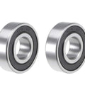 6204RS Ball Bearings 20x47x14mm 2 Pack Double Rubber Sealed Deep Groove Bearings In High Grade Bearing Steel Pro Grade Smooth Low Friction