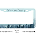 Two Pack Stainless Steel License Plate Frame Set With Screw Caps And Screwdriver Set For 2 Hole Plates Durable Adventure Themed Cover