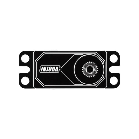 11Kg Torque Coreless Servo With Mount And Horn For 1 To 24 Scale RC Cars SCX24 AX24, Built Tough And Water Resistant O Ring Seal, CNC Machined