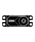 11kg Coreless High Torque RC Servo For 1/18 And 1/24 Scale RC Cars With Bottom Wire Exit top view of black aluminum case