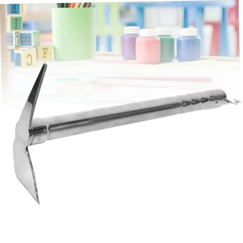 Stainless Steel Garden Hoe And Pickaxe Double Use Garden Tool For Planting And Weeding With A Handy Sturdy Non Slip Handle