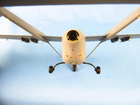 Close-up of underside detail on 1/48 Scale Cessna O-2A Exterior Detail Set for ICM Kit featuring resin, photoetch parts