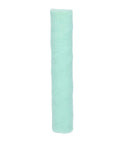 Wide Nap 14 Inch Paint Roller Covers That Roll Smooth As Silk With Zero Paint Drip Nonsense Heavy Duty Polyester Sleeves For Big Walls And Ceilings Knockout 6 Pack For DIY Crews rolled paint roller cover in mint color.