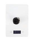 3/4-36 Spline To 3/4 Inch DD Black Steering Universal Joint Shaft on digital scale, top view