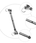 Rock Solid Heavy Duty Rigging Screw Stainless Steel Turnbuckle With Jaw Jaw Ends For Marine Wire Rope Cable Tension Setup, detailed view.