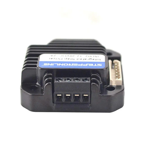Integrated Stepper Motor Driver Delivering Badass Torque With Adjustable 0 To 2 Amps At 10 To 28Vdc For Nema 8 11 14 17 Motors with compact aluminum design.