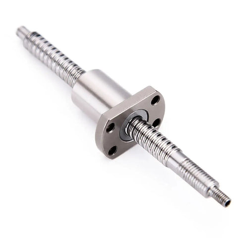 Miniature Ball Screw Kit SFKR0801 With Single Ball Nut, 60 80 100 120 150 180mm C7 Precision, Machined For Parts