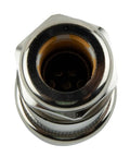Close-up of Top Shelf 7 Pin Proportional Valve Connector Plug And Play Design Built Tough, metal body, industrial use.