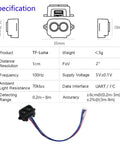 Specifications and dimensions of Dope TF-Luna LiDAR Range Finder Sensor 0.2m To 8m With 1cm Resolution For Arduino Raspberry Pi Pico Pixhawk