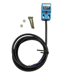 3-Wire DC 10-30V Inductive Proximity Sensor Switch NPN NO 4mm Sensing Distance Plug-and-Play Easy Install For Industrial Automation Pack Of 10 Noncontact Target Detection with long cable and mounting hardware shown