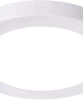 7.5 Inch LED Ceiling Light With 12W 840lm 5000K Daylight Flush Mount White Finish Wet Location High CRI 90 Plus Low Pro Design