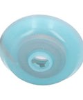 Top view of spool from Five Pack Desoldering Wick Solder Braid For PCB And Keyboard Resoldering, blue plastic reel