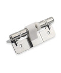 Detachable 304 Stainless Steel Hinges For Equipment Cabinets With Corner Door Hinges Rugged Beefy Build Built To Last Heavy Duty