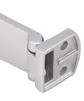 Hapivida hatch fastener clamp, marine-grade stainless steel, 75mm, front view with mounting holes