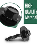 Fender Liner Bolts Kit 10 Pieces Torx Pan Head Screws For Chevy Silverado GMC Sierra Yukon Cadillac Escalade Buick Regal 2008 Through 2021 GM Vehicles Durable Auto Fasteners close-up