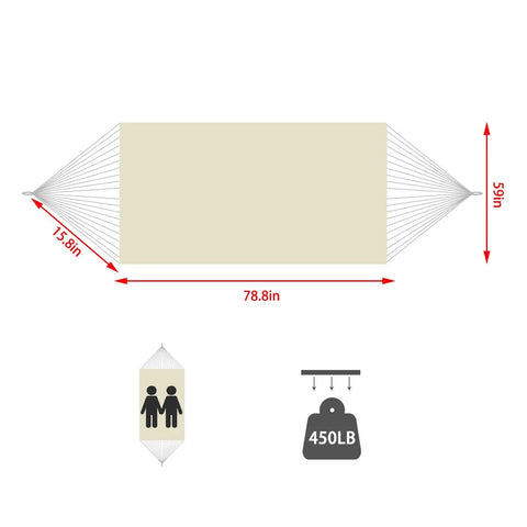 Diagram of Boho Macrame Hammock With Elegant Tassels For Patio And Yard Cozy And Chill For Indoor Or Outdoor Use 450 Pound Capacity