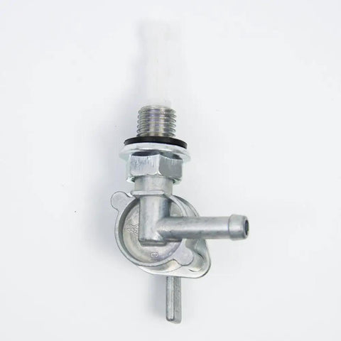 Generator Fuel Tank Shut Off Valve 90 Degree On Off M10X1.25 Tank Port Threads One Quarter Inch Fuel Line Hose Barb