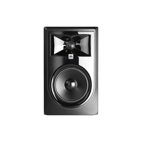 Front view of 306P MkII 6.5 Inch Powered Studio Monitor with new transducers and boundary EQ for neutral room monitoring.