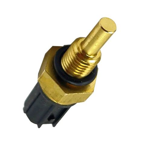FainWan engine coolant temperature sensor with brass threaded body and black plastic connector