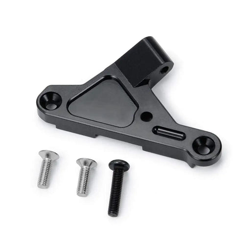 CNC Aluminum 6061 Sway Bar Panhard Mount for Axial SCX10 III AXI03007 1 Tenth RC Crawler Car Beefed-Up Black Finish Built-To-Last Heavy Duty Suspension Accessory, black mount with screws