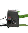 Compact Air Pillow Maker Machine side view, green and gray color, plug and play system for efficient bubble cushion generation.