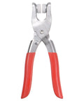 Universal Handheld Metal Snap Button Plier Kit For DIY Fabric Sewing Projects Pearl Snap Fasteners Tool Grab N Go Easy Install Ergonomic Non Slip Grip Lightweight Red