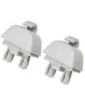 Sun Visor Clip Retainer Replacement For VW Passat 2012-2015 And Audi A6 A7 A8 Models Plastic Gray 2 Pack, direct fit and durable.