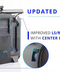 TX16S Mark II 2.4GHz 16 Channel EdgeTX Radio Transmitter Mode 2 with rear view and improved LS/RS slider design.