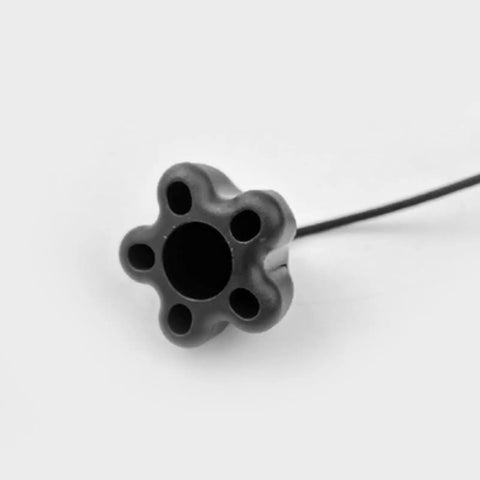 Diving SMB Dump Valve For Scuba Gear Quick Air Release To Prevent Over Inflation ABS, front view with lanyard attached.