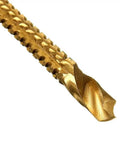 High Speed Steel Hex Shank Saw Tooth Drill Bit 3mm for wood aluminum plastic cutting, precision sharpened for smooth holes.