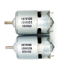 10290 Motor Replacement Spare Part For H45L Battery Powered Plastic Strapping Tool Built For Tough Jobs With Fast Easy Install And Long Lasting Performance, two silver DC motors