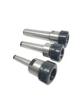 Top Tier Morse Taper Tool Holder Collet Chuck With Straight Rod Handle For Heavy Duty Drilling And Milling ER11 ER16 ER20 ER25 ER32 MT1 MT2 MT3 4 5 Spindle Motor Adapter Extender, showing three tool holders.