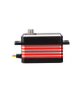 High Octane Low Profile Coreless Motor Servo Running 8 4 Volts Dishes Out 35kgcm Of Boss Tier Torque In A Dead Second With Tough As Nails Steel Gears For Hobbyists And Pro Robotics Crews, side view.