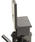 360 Degree Swivel Bead Roller Stand With Integrated Die Storage For 8, 19 And 27 Inch Elite Bead Rollers, close-up of swivel head