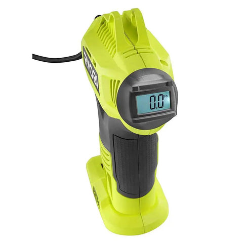 18 Volt One Plus Portable Cordless Tire Inflator With Ergonomic Pistol Grip For On The Go Air, Great For Cars And Bikes