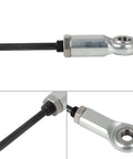 Built Tough Clutch Pedal Pivot Push Rod Bushing And Bracket With Fully Adjustable Screw Spring Lever For Shift Like Butter And Heavy Duty Dodge Neon Srt4 Fixes, showing metal pivot connection and threaded rod.