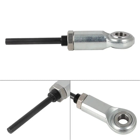 Built Tough Clutch Pedal Pivot Push Rod Bushing And Bracket With Fully Adjustable Screw Spring Lever For Shift Like Butter And Heavy Duty Dodge Neon Srt4 Fixes, showing metal pivot connection and threaded rod.