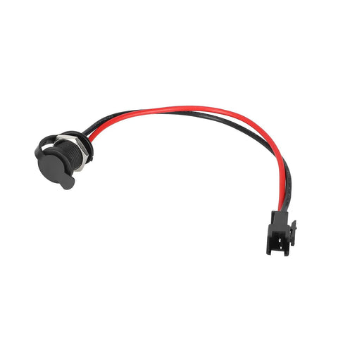 5.5X2.1Mm Electric Scooter Charging Port High Current Female Power Connector Waterproof Dustproof Socket For Escooter Accessories Durable Plastomer Construction
