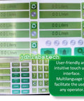 Flow Meter And Totalizer For Liter And Gallon Tracking With Five Sensors And Five Alarms Big Display Shows Instant Flow Rate And Alarm Status Relay LEDs Compatible With Up To Five Sensors For Bang For Your Buck Liquid Monitoring interface