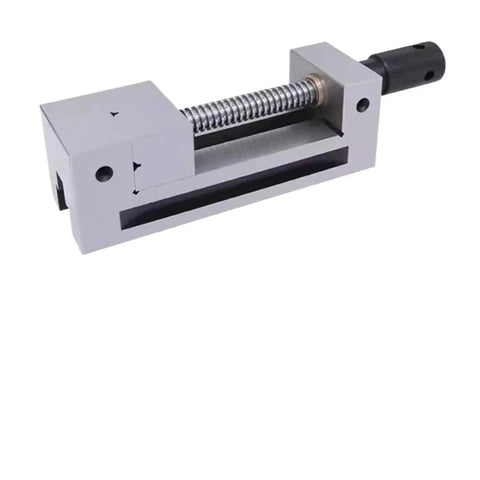 Dead Center Right Angle Parallel Vise For Precision Milling Machines, steel construction with adjustable clamp for accurate workholding.