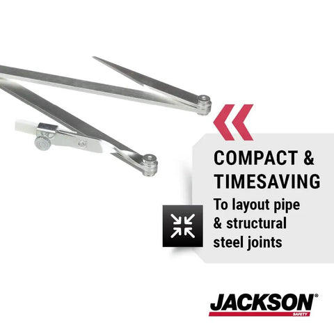 Tough As Nails Aluminum Contour Radius Marker that slips right in your pocket or tool belt, 48 inch layout tool.