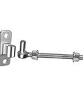 Stainless Steel Gate Hinge With Welded Base Plate And Eyelet Hinge Plate For Fences Barn Doors Garden Gates Farm Use 6 Inch