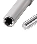 Premium Stainless Steel Center Drive Shafts for Hpi Venture 18 and Cr18p RC Vehicles showing two drive shafts with a polished finish.