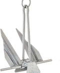 Utility Anchor 10E 41620 Steel for Boats 20 to 24 Feet, Heavy Duty Marine Anchor With Deep Seafloor Penetration and Slip Ring Shank