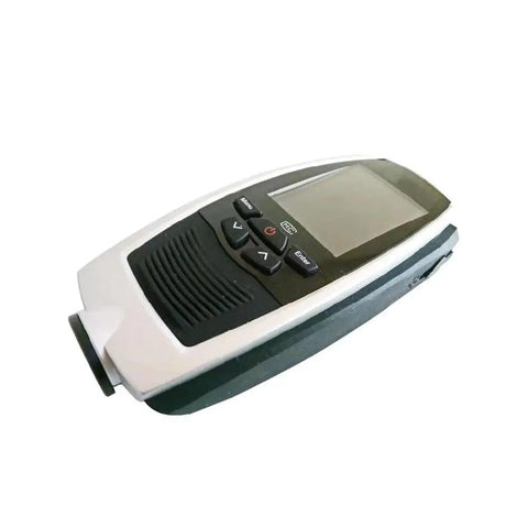 Badass Handheld Vibration Tester Built Tough For Dead Simple Acceleration Velocity And Displacement Testing, compact design, with screen.