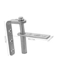 Heavy Duty Double Swing Door Hinge Stainless Steel Self Closing With Sturdy Rotation Mechanism For Wood And Louvre Doors 7cm x 8cm
