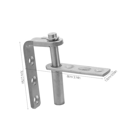 Heavy Duty Double Swing Door Hinge Stainless Steel Self Closing With Sturdy Rotation Mechanism For Wood And Louvre Doors 7cm x 8cm