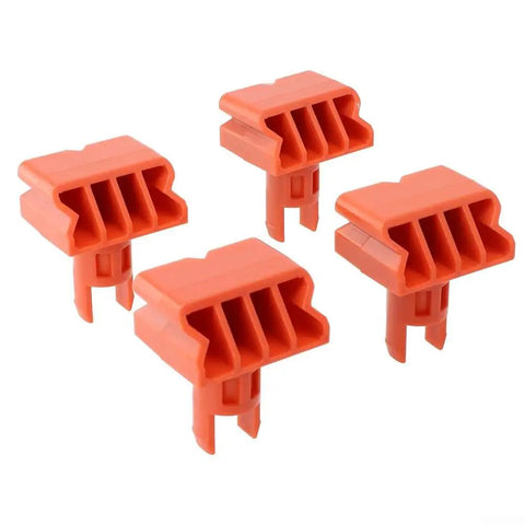 4 Pack Swivel Pegs For Workbench Compatible With Workmate 79 010 4 79 028 79 032 Plastic Replacement Parts For Holding Awkward Shaped Pieces Flexible Hand Tool, orange plastic pegs